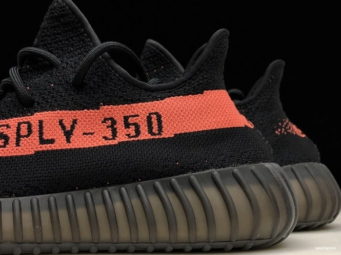 Red 350 Adidas V2 Black Yeezy BY9612 Core Boost 0912
